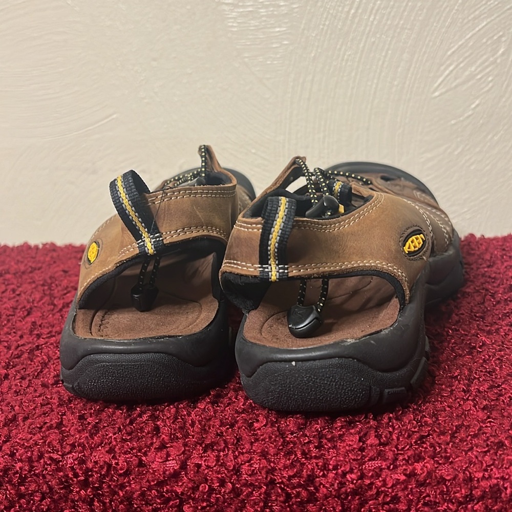 KEEN Leather Newport Shoes Water Hiking Sandals Outdoor Shoes brown Size… - Picture 7 of 17
